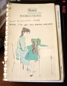 1973 Kenmore 1703 Sewing Machine Manual