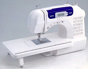 Brother CS6000i Feature-Rich Sewing Machine With 60 Built-In Stitches, 7  styles of 1-Step Auto-Size Buttonholes, Quilting Table, and Hard Cover