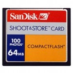 SanDisk Shoot and Store Flash Card
